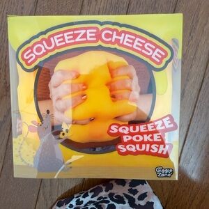Viral- Squeeze Cheese Squishy- Sold Out! NWT Sealed Box